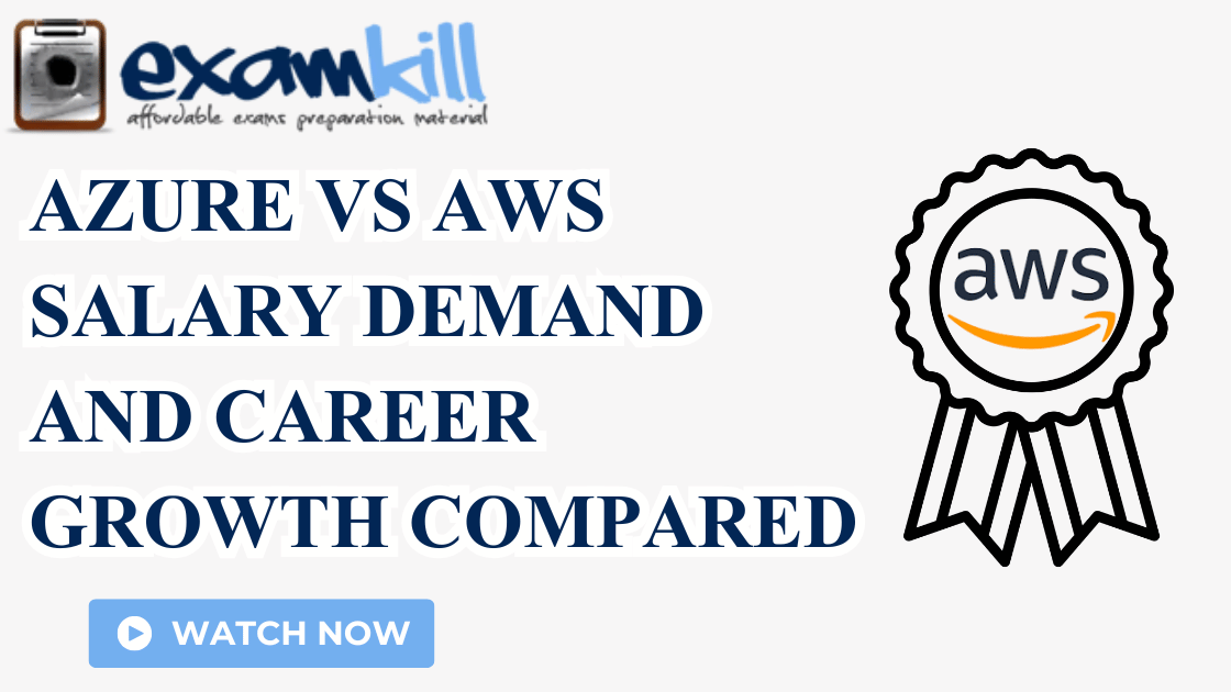 Azure vs AWS salary demand and career growth comparison chart