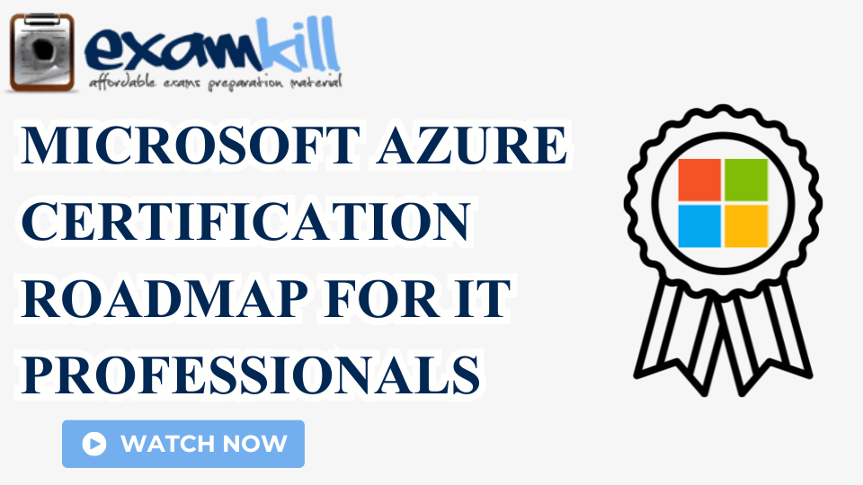 Microsoft Azure Certification Roadmap for IT Professionals showing career paths and role alignment